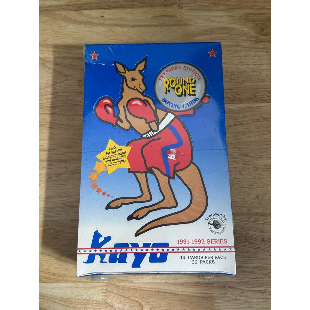 Kayo Round One Boxing Cards Premier Edition Unopened Box 1991-1992